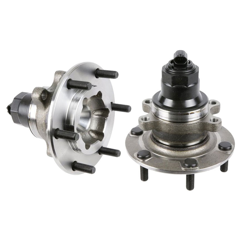 New 2002 Isuzu Rodeo Wheel Hub Assembly Kit - Front Pair Pair of Front Hubs - RWD Models w/ ABS