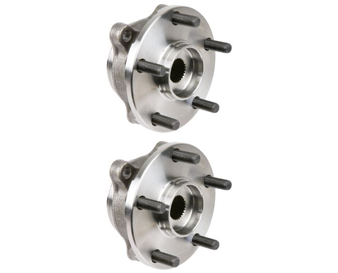 New 2009 Toyota RAV4 Wheel Hub Assembly Kit - Front Pair Pair of Front Hubs - 4 Cylinder FWD and 4WD Models