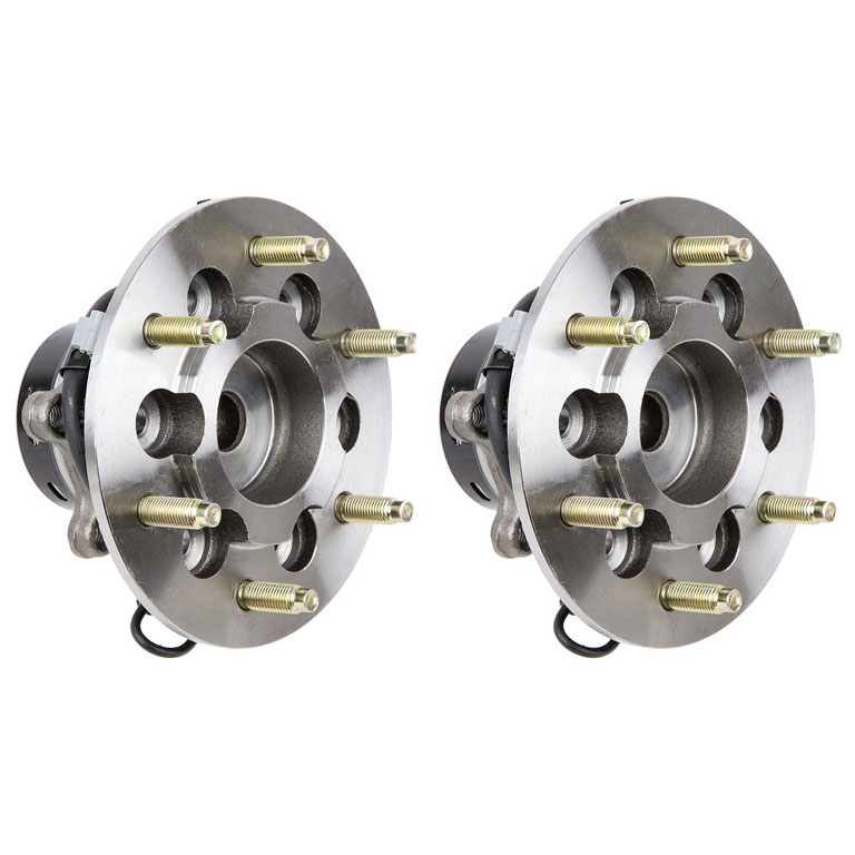 New 2007 Isuzu I-Series Truck Wheel Hub Assembly Kit - Front Pair Pair of Front Hubs - RWD I-290 Models with ZQ8 pkg