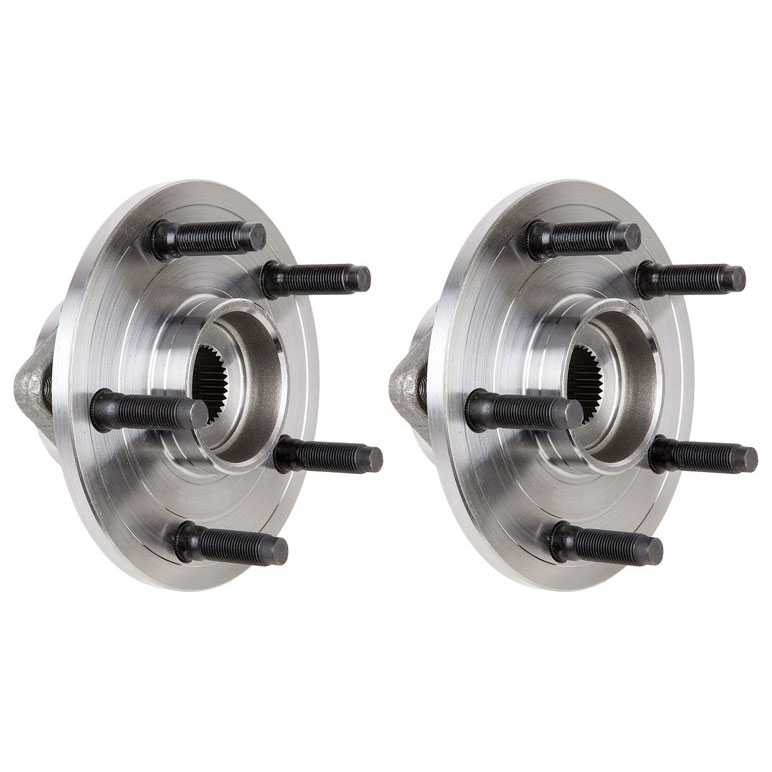 New 2006 Dodge Ram Trucks Wheel Hub Assembly Kit - Front Pair Pair of Front Hubs - 1500 Models - Excluding Mega Cab - 8.3L Engine