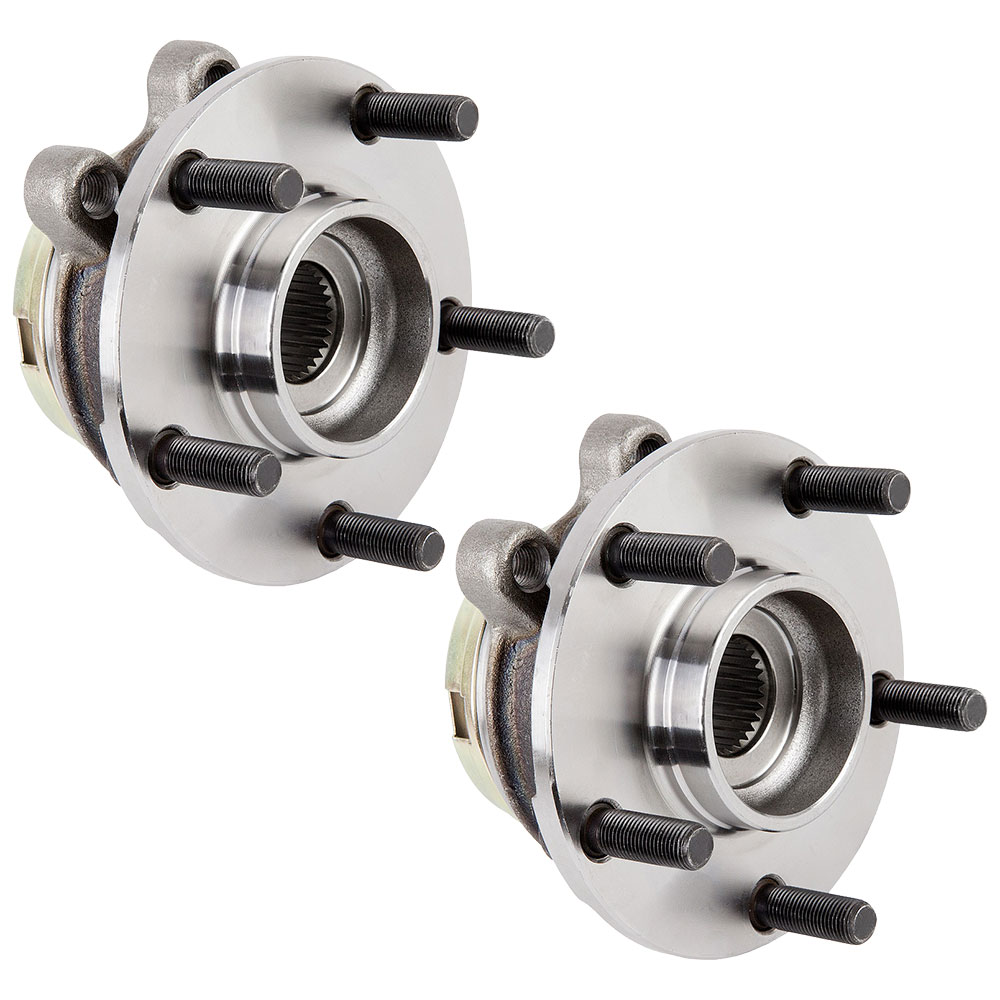 New 2007 Nissan Murano Wheel Hub Assembly Kit - Front Pair Pair of Front Hubs - AWD and FWD Models