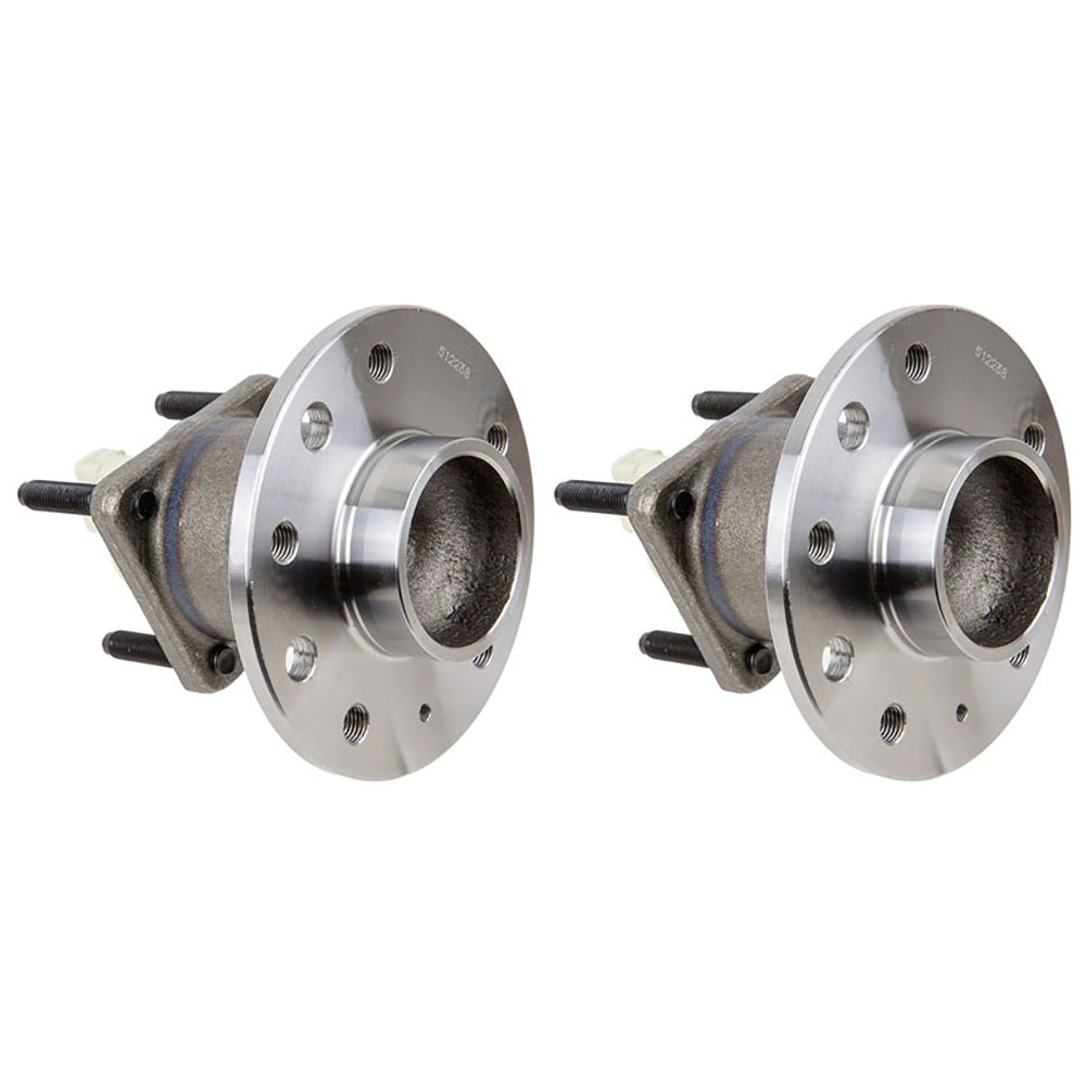 New 2000 Saturn LS1 Wheel Hub Assembly Kit - Rear Pair Pair of Rear Hubs - w/ 4 Wheel ABS