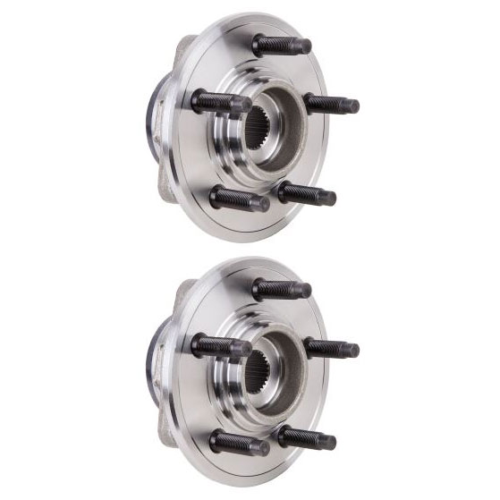 New 2007 Mercury Mountaineer Wheel Hub Assembly Kit - Front Pair Pair of Front Hubs - All Models