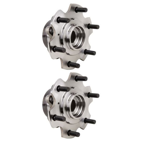 New 2004 Mitsubishi Montero Wheel Hub Assembly Kit - Front Pair Pair of Front Hubs - with 4WD