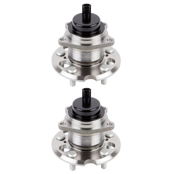 New 2000 Toyota RAV4 Wheel Hub Assembly Kit - Rear Pair Pair of Rear Hubs - FWD Models with ABS