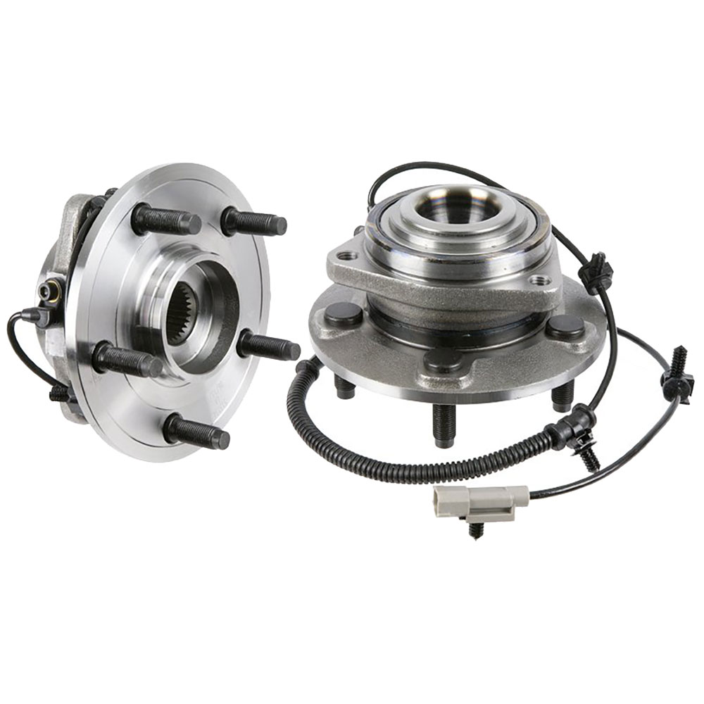 New 2009 Jeep Grand Cherokee Wheel Hub Assembly Kit - Front Pair Pair of Front Hubs - All Models