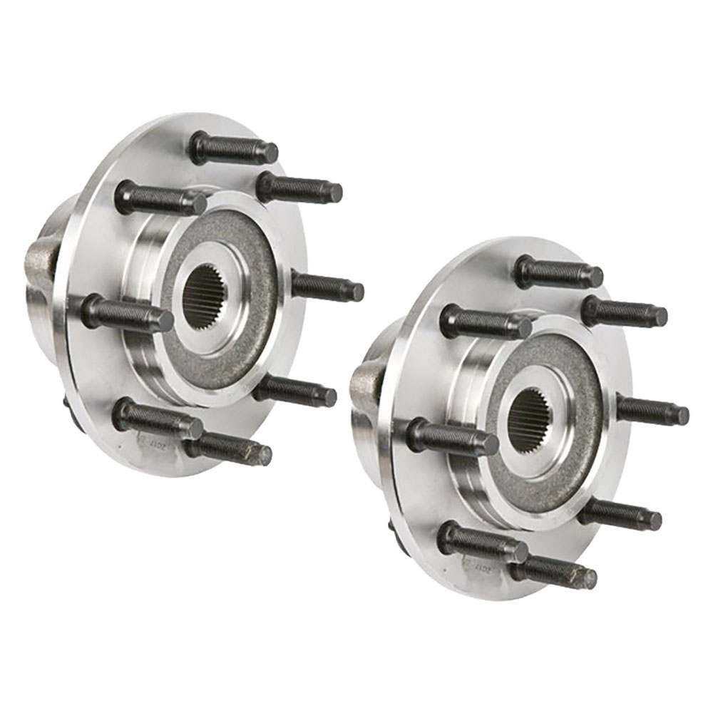 New 2008 Dodge Ram Trucks Wheel Hub Assembly Kit - Front Pair Pair of Front Hubs - 2500 Models - 4WD