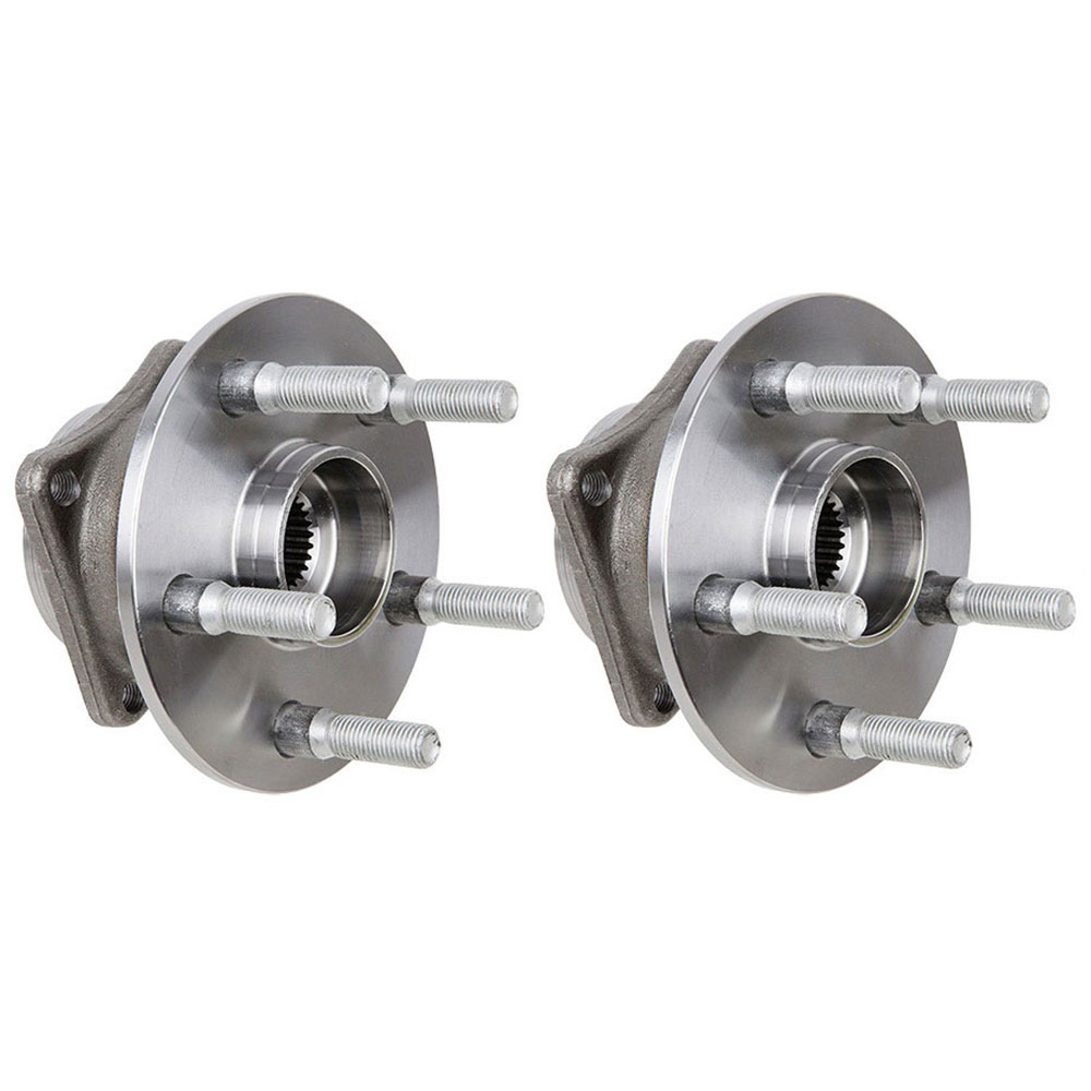 New 2005 Pontiac Vibe Wheel Hub Assembly Kit - Rear Pair Pair of Rear Hubs - AWD Models