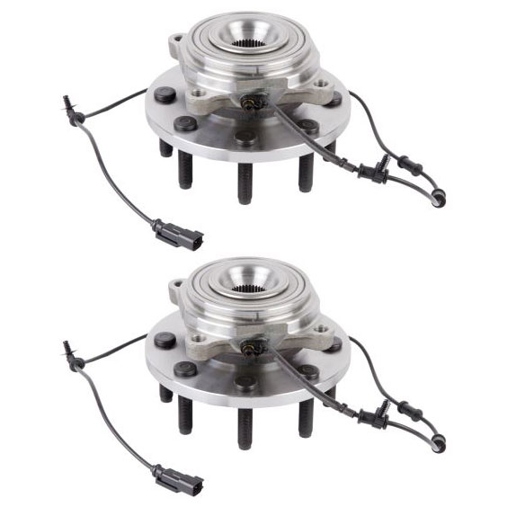 New 2011 Dodge Ram Trucks Wheel Hub Assembly Kit - Front Pair Pair of Front Hubs - 2500 Models - 4WD