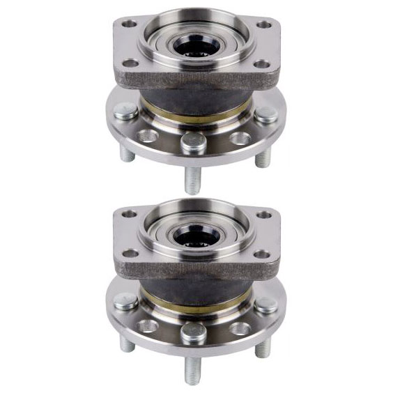 New 2008 Jaguar X-Type Wheel Hub Assembly Kit - Rear Pair Pair of Rear Hubs - All Wheel Drive Models