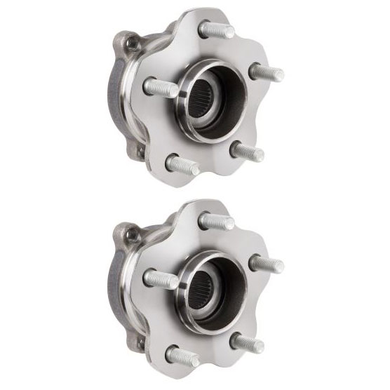 New 2007 Nissan Murano Wheel Hub Assembly Kit - Rear Pair Pair of Rear Hubs - All Wheel Drive Models