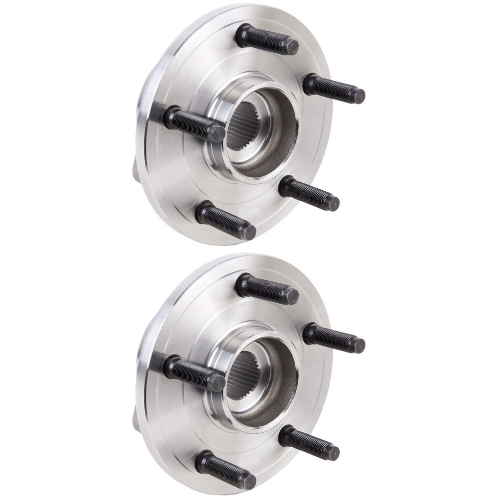 New 2007 Dodge Dakota Wheel Hub Assembly Kit - Front Pair Pair of Front Hubs - with 4 Wheel ABS
