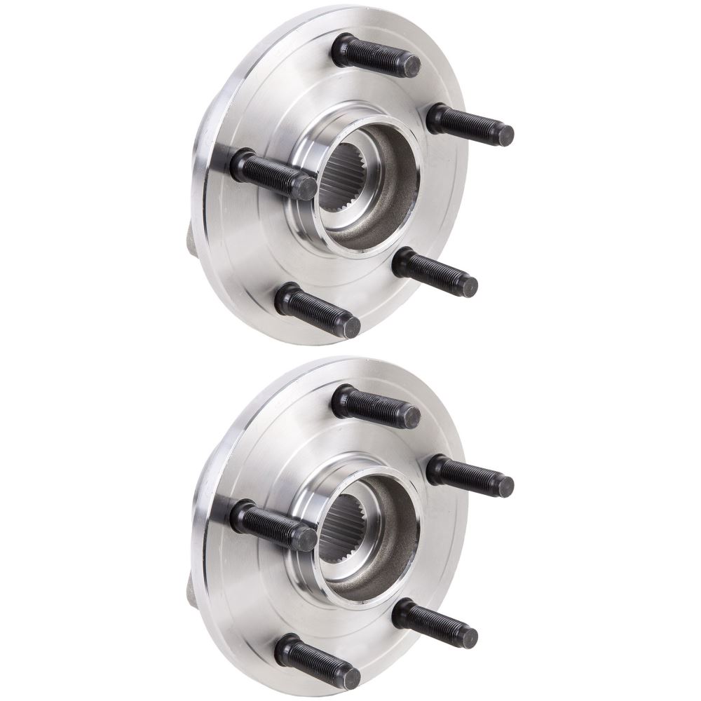 New 2008 Mitsubishi Raider Wheel Hub Assembly Kit - Front Pair Pair of Front Hubs - with 4 Wheel ABS