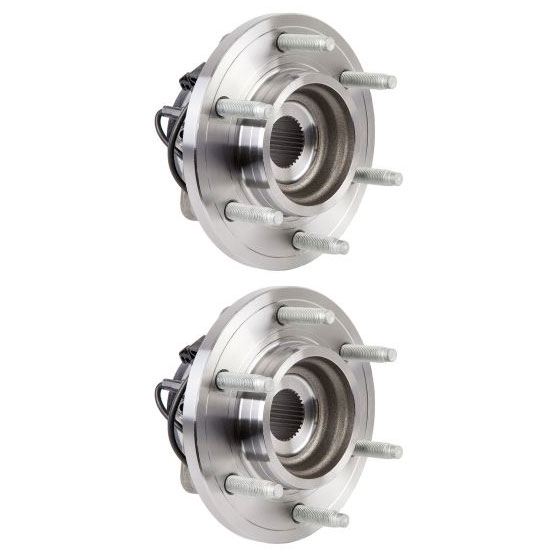 New 2008 Hummer H3 Wheel Hub Assembly Kit - Front Pair Pair of Front Hubs - All Models