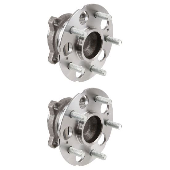 New 2010 Honda Accord Crosstour Wheel Hub Assembly Kit - Rear Pair Pair of Rear Hubs - All Models