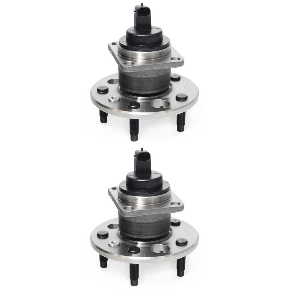 New 1999 Cadillac Deville Wheel Hub Assembly Kit - Rear Pair Pair of Rear Hubs - FWD Models without HD Brakes