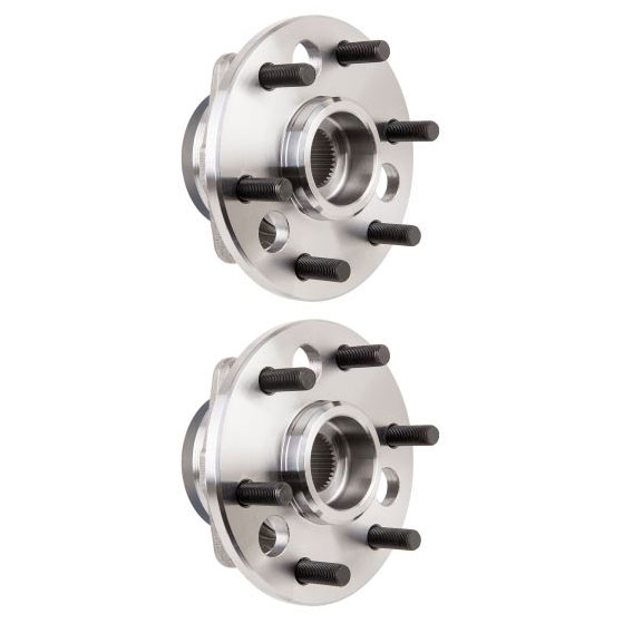 New 1993 GMC Pick-up Truck Wheel Hub Assembly Kit - Front Pair Pair of Front Hubs - K2500 Model with 6 stud