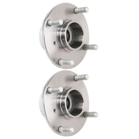 New 2000 Chevrolet Metro Wheel Hub Assembly Kit - Rear Pair Pair of Rear Hubs - FWD Models with 4 Wheel ABS