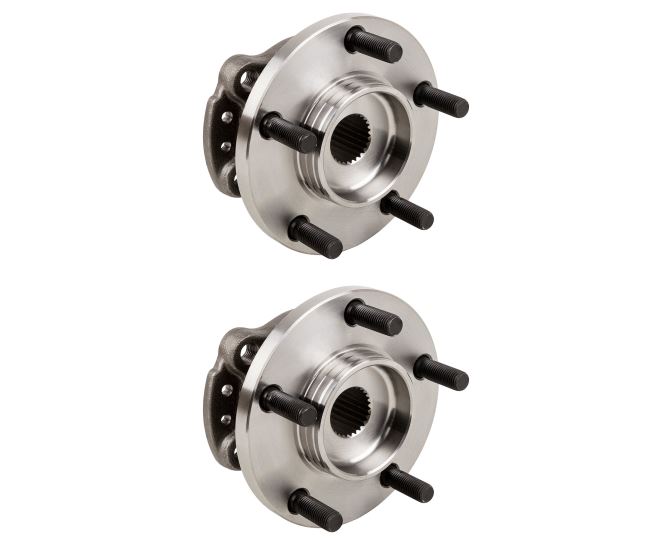 New 1998 Chrysler Town and Country Wheel Hub Assembly Kit - Rear Pair Pair of Rear Hubs - AWD Models with 15 - 17 inch wheels