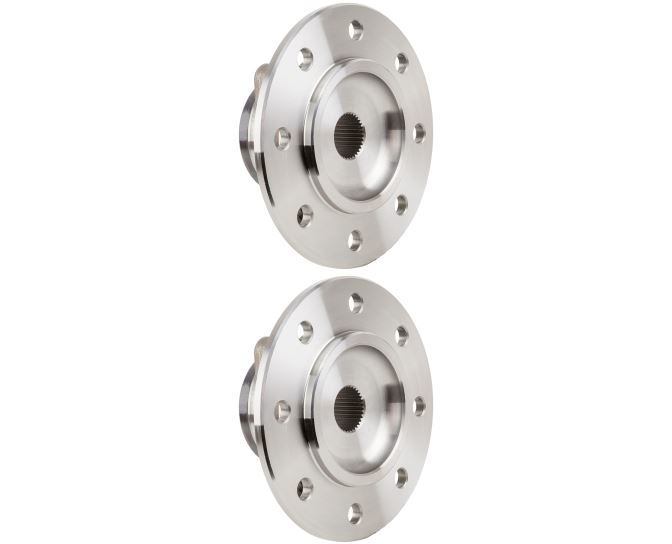 New 1997 Dodge Ram Trucks Wheel Hub Assembly Kit - Front Pair Pair of Front Hubs - 2500 Models - 4WD - with Rear Wheel ABS - with 3 Hole Flange