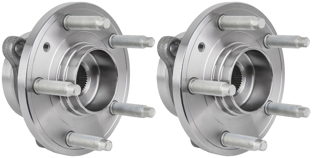 New 2009 Ford Flex Wheel Hub Assembly Kit - Front Pair Pair of Front Hubs