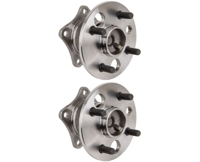 New 1995 Geo Prizm Wheel Hub Assembly Kit - Rear Pair Pair of Rear Hubs - ABS Models