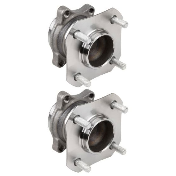 New 2012 Nissan Sentra Wheel Hub Assembly Kit - Rear Pair Pair of Rear Hubs - SL Models with 4 Wheel ABS