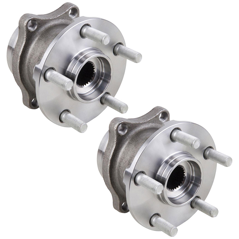 New 2010 Subaru Impreza Wheel Hub Assembly Kit - Rear Pair Pair of Rear Hubs - WRX Models