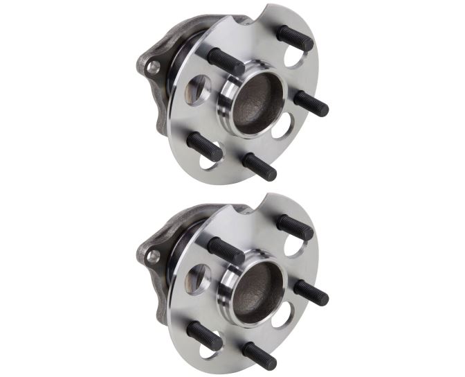 New 2000 Toyota RAV4 Wheel Hub Assembly Kit - Rear Pair Pair of Rear Hubs - FWD Models without ABS