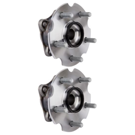 New 2008 Toyota RAV4 Wheel Hub Assembly Kit - Rear Pair Pair of Rear Hubs - 4WD Models