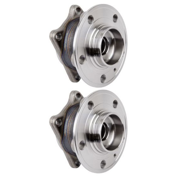 New 2006 Volvo V70 Wheel Hub Assembly Kit - Rear Pair Pair of Rear Hubs - FWD and AWD Models with L5 2.5L