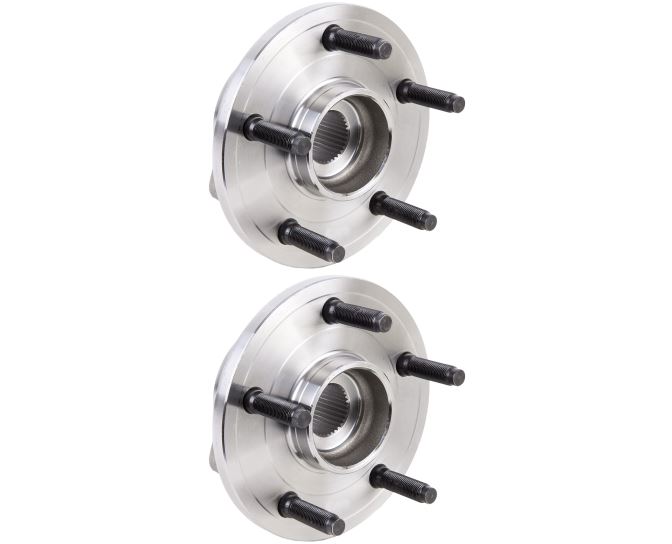 New 2008 Dodge Dakota Wheel Hub Assembly Kit - Front Pair Pair of Front Hubs - with 4 Wheel ABS