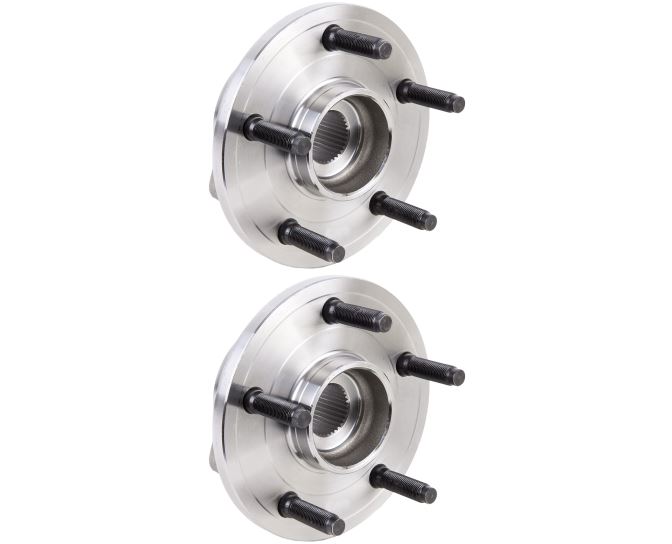 New 2007 Mitsubishi Raider Wheel Hub Assembly Kit - Front Pair Pair of Front Hubs - with 4 Wheel ABS