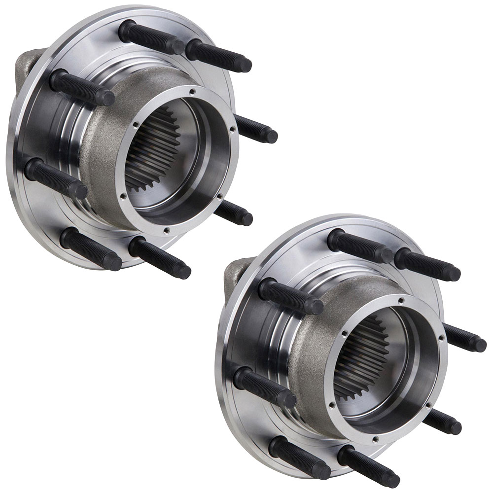 New 2011 Ford F Series Trucks Wheel Hub Assembly Kit - Front Pair Pair of Front Hubs - F-350 Super Duty Series - Four Wheel Drive - Single Rear Wheel