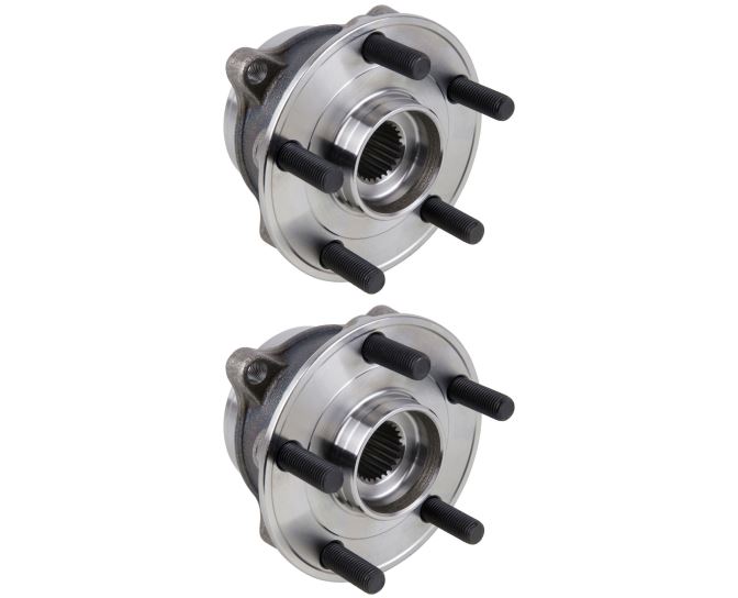 New 2010 Toyota Prius Wheel Hub Assembly Kit - Front Pair Pair of Front Hubs - Front Wheel Drive Models