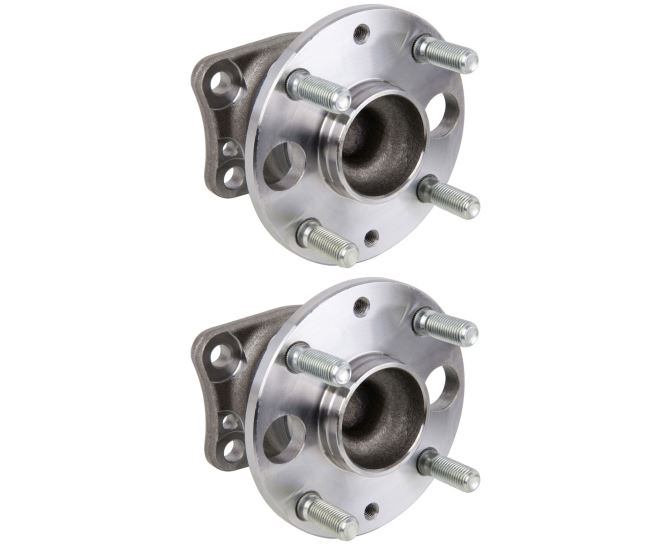 New 2011 Mazda 2 Wheel Hub Assembly Kit - Front Pair Pair of Rear Hubs - Front Wheel Drive Models