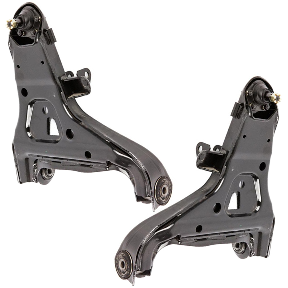 New 2002 Chevrolet S10 Truck Control Arm Kit - Front Lower Pair Front Lower Control Arm Pair with bushings and ball joints - 4WD models excluding RPO