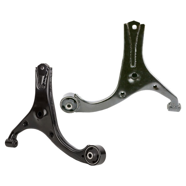 New 2010 Kia Rio Control Arm Kit - Front Left and Right Lower Pair Front Lower Control Arm Pair - Models with Power Steering