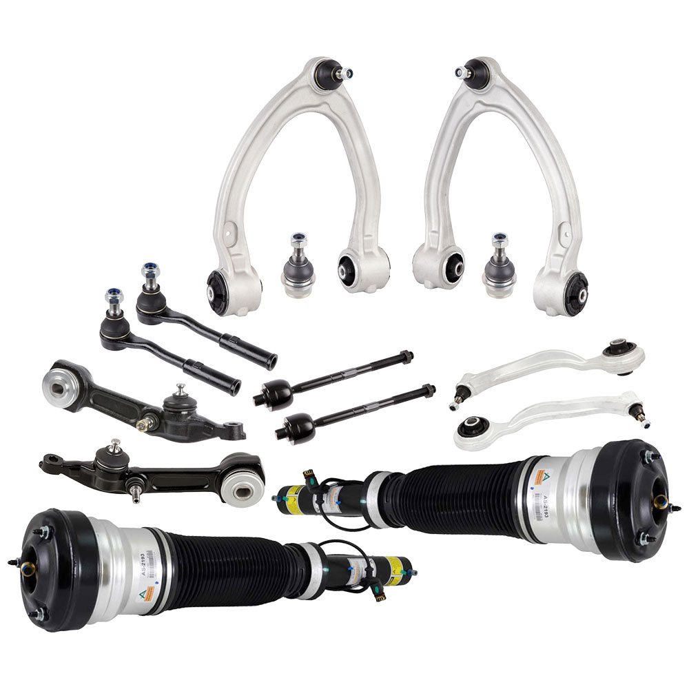 New 2004 Mercedes Benz S500 Control Arm Kit - Front Set Front End Suspension and Air Shock Kit - Base Models without 4 Matic or Active Body Control