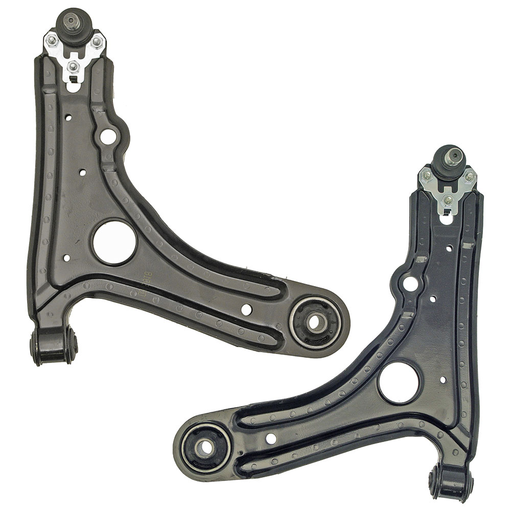 New 1994 Volkswagen Jetta Control Arm Kit - Front Left and Right Lower Pair Front Lower Control Arm Pair - Excluding 2.8L Engine