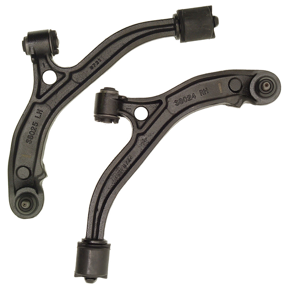New 2004 Dodge Grand Caravan Control Arm Kit - Front Left and Right Lower Pair Front Lower Control Arm Pair - Models with Heavy Duty Suspension