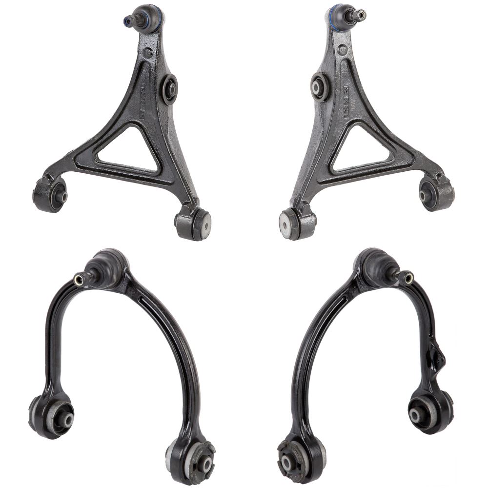 New 2007 Chrysler 300 Control Arm Kit - Front Left and Right Upper Front Upper and Lower Control Arm Set - Models with AWD