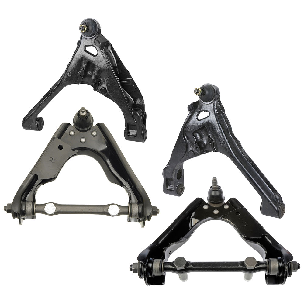 New 2004 Dodge Dakota Control Arm Kit - Front Left and Right Upper Set Front - Upper and Lower Control Arm Kit - 4WD Models