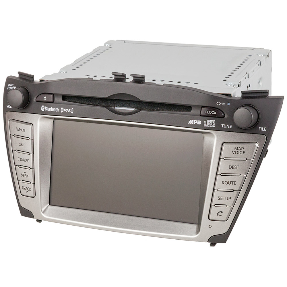 2010 Hyundai Tucson GPS Navigation System In-Dash Navigation Unit with XM Radio and Bluetooth with Beige Interior [OEM 96560-2S100TAP or 00201-T211C-9