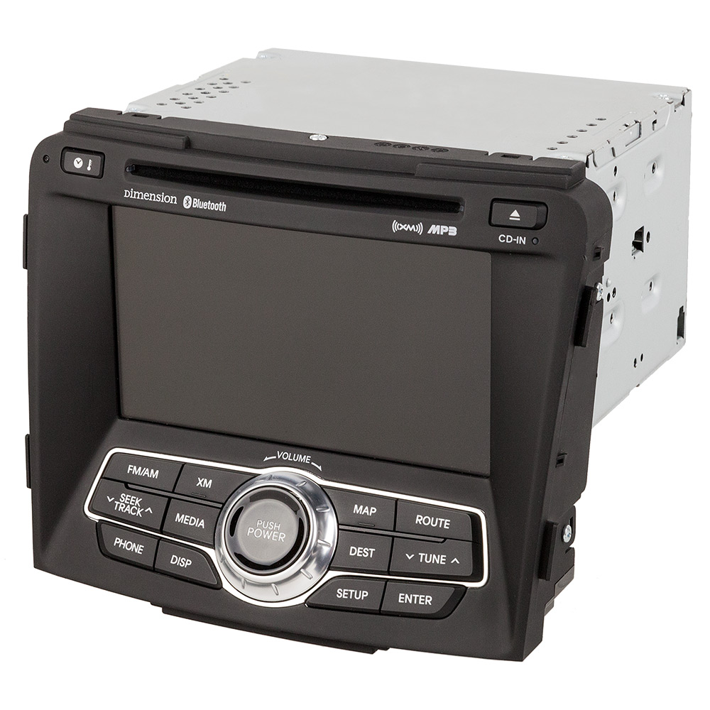 2011 Hyundai Sonata GPS Navigation System In-Dash Navigation Unit with Dimension-Bluetooth-XM Radio [OEM 96164-3Q000 96560-3Q0004X or 00201-F211C4X]