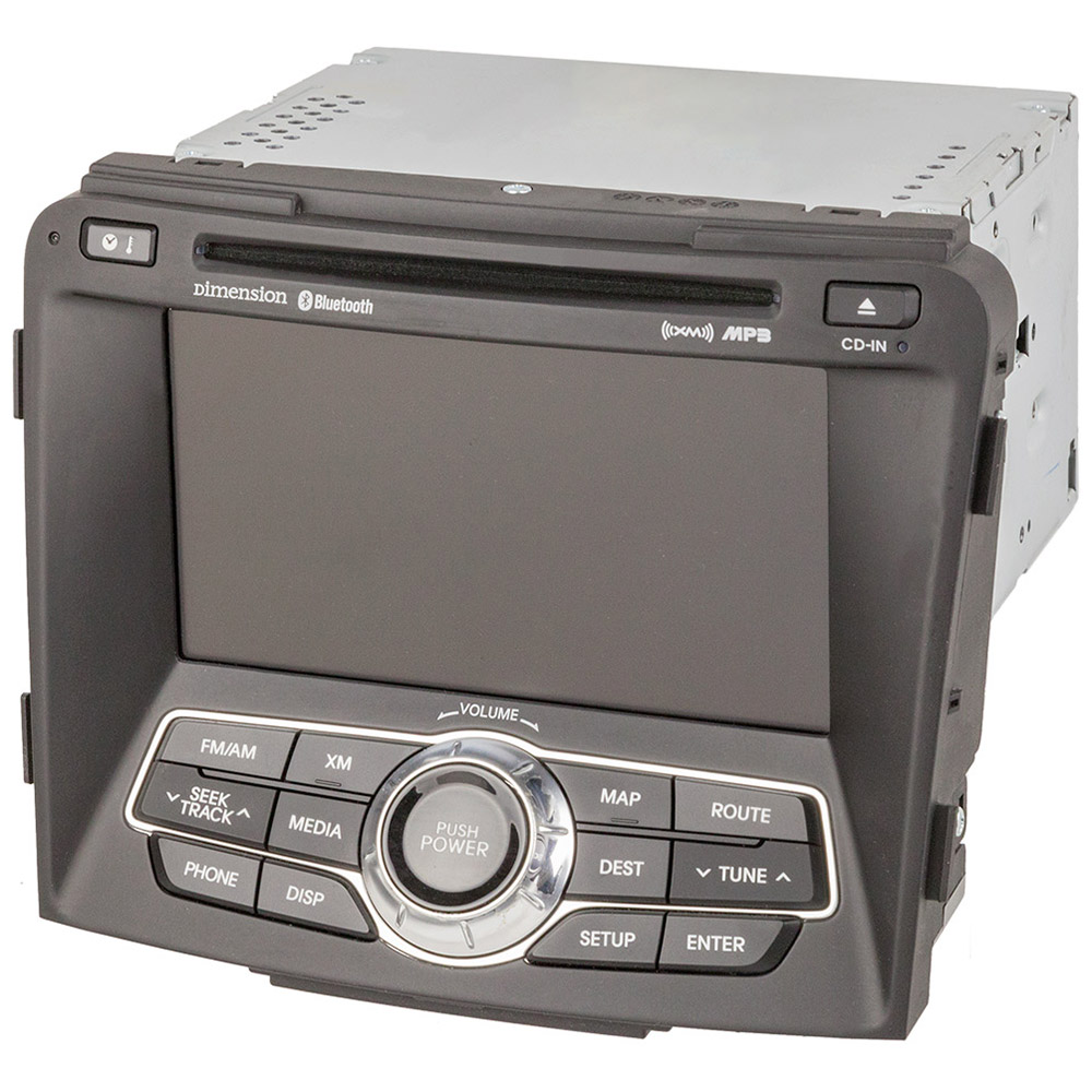 2012 Hyundai Sonata GPS Navigation System In-Dash Navigation Unit with Dimension Bluetooth XM Radio [OEM 96560-3Q206-FLT or 96560-3Q206]
