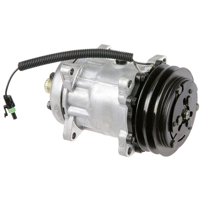 New 2025 New Holland All Models AC Compressor FORD/NEW HOLLAND TELEHANDLER – LM410 – OE Sanden Compressor SD7H15HD – 132mm- 2 Groove HD Clutch 12V
