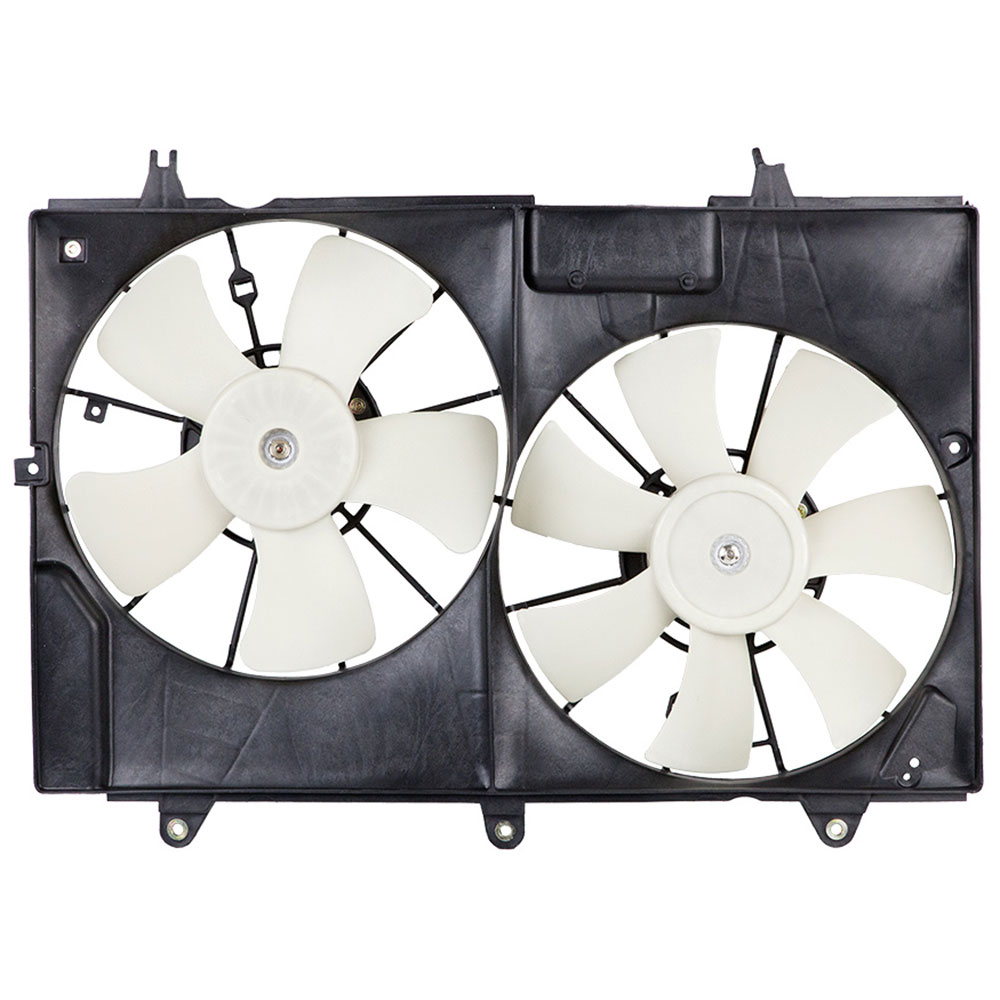 New 2006 Cadillac CTS Car Radiator Fan Dual Fan Assembly - 2.8L Models