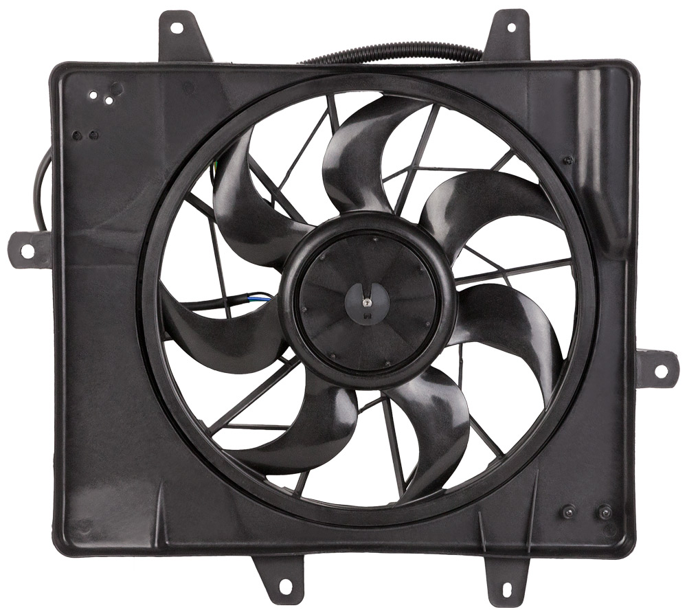 New 2010 Chrysler PT Cruiser Car Radiator Fan Radiator Side - All Models