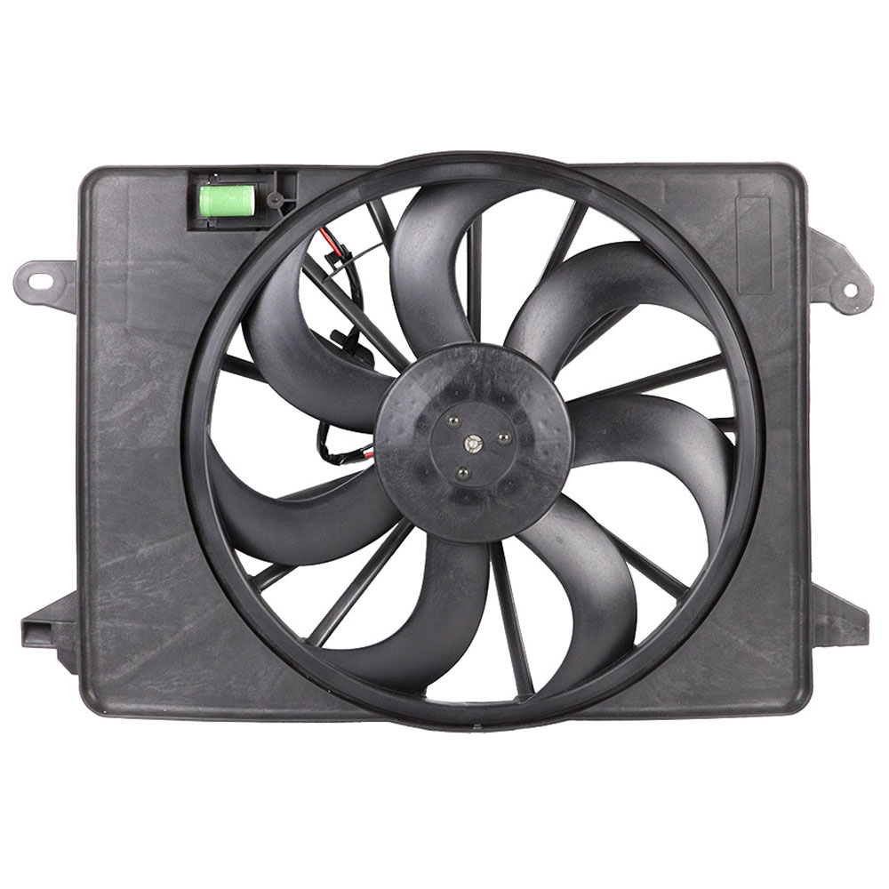 New 2010 Chrysler 300 Car Radiator Fan 5.7L Engine - Radiator Fan Assembly Without Controller